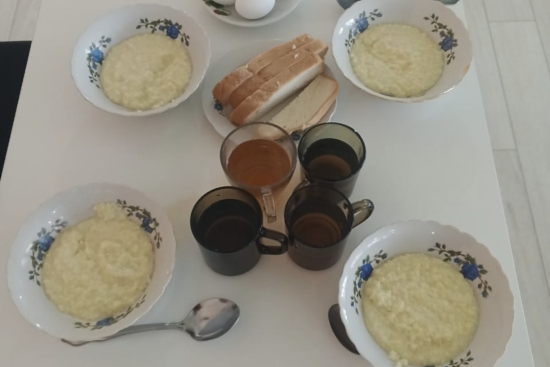 Меню блюд горячего питания 