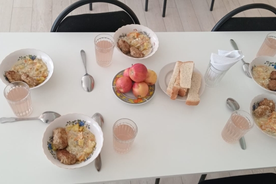 Горячее питание.